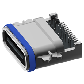 XB-USB 3.1 TYPE-C 24 PIN防水沈殿板1.0前貼り後挿し